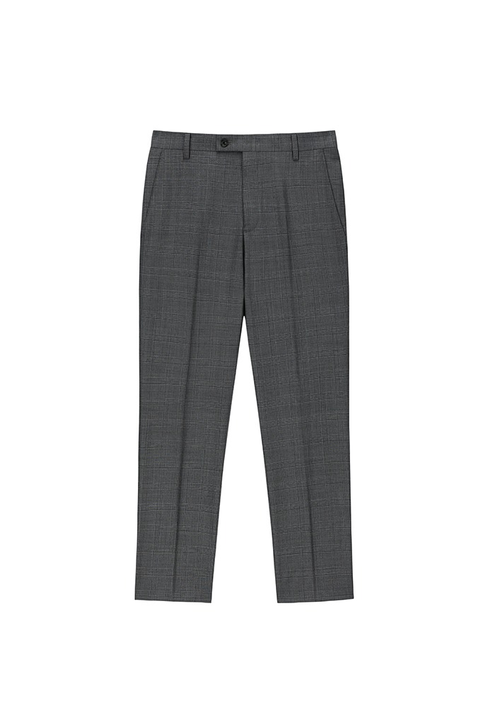 Signature Classic Trousers_ Mid Grey Check